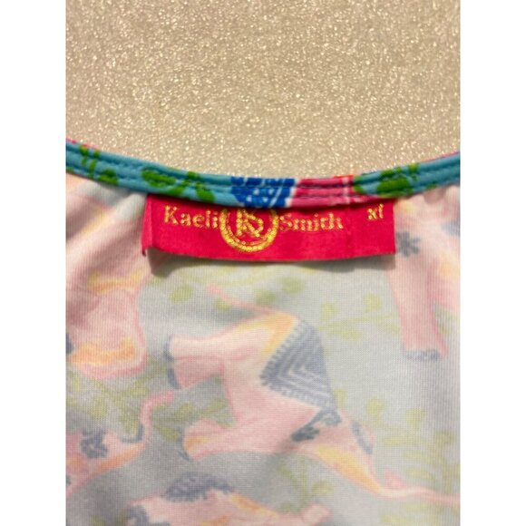 Kaeli Smith Elephant Print Tunic Dress XL - Picture 5 of 5